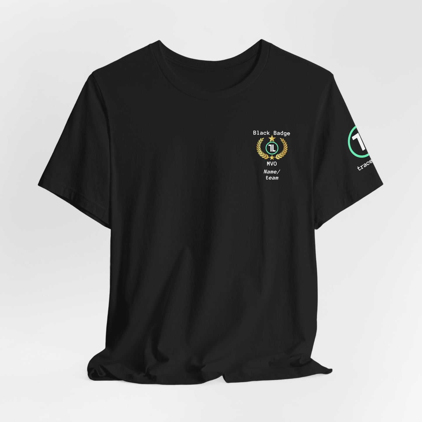 Black Badge/MVO T-Shirt Design 1 — Customizable Name