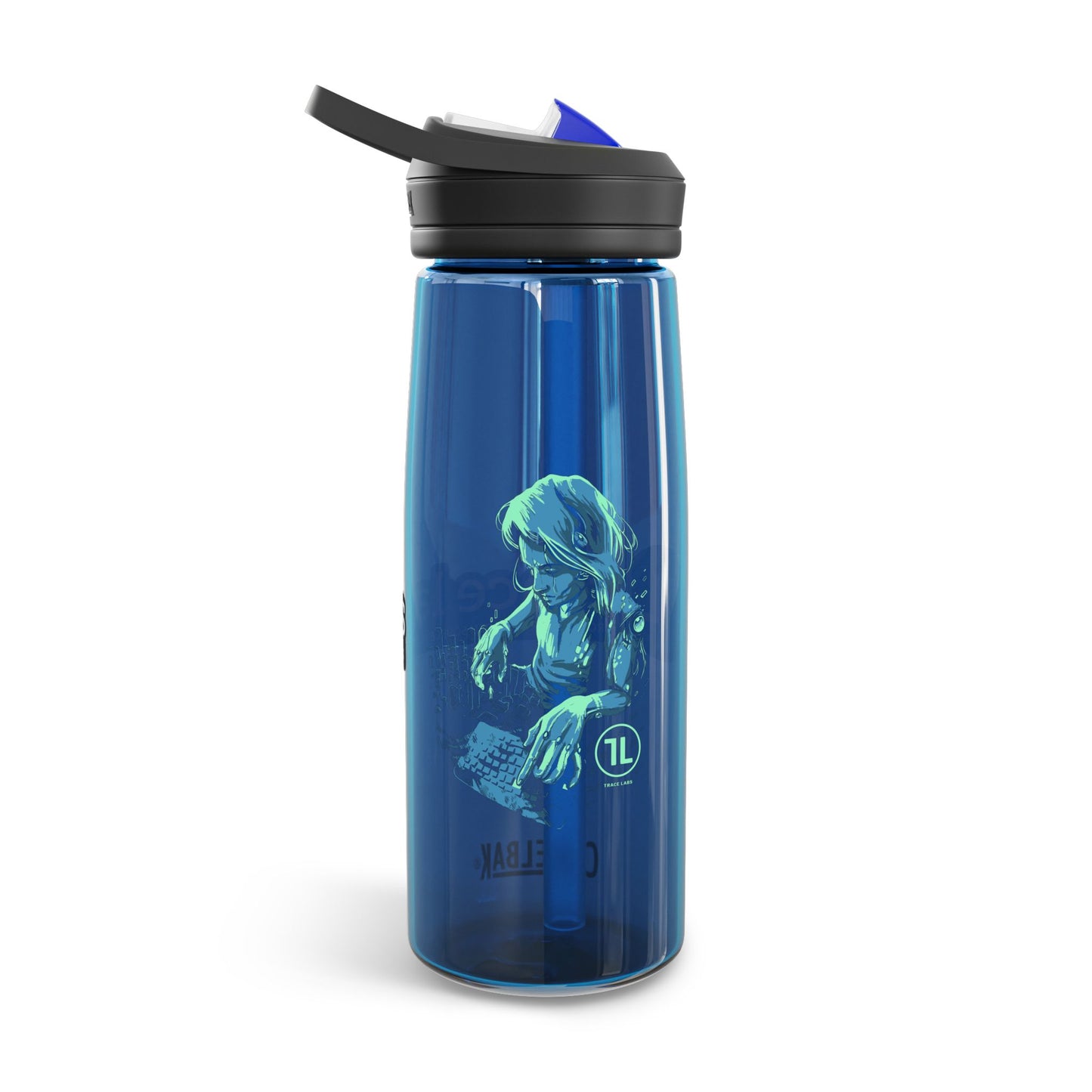 Water Bottle - CamelBak Eddy® 25oz Clear - TL Logo