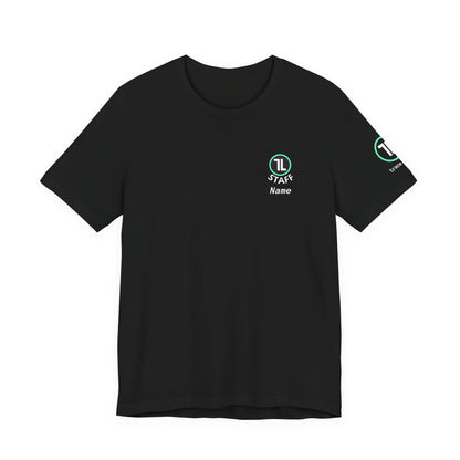 Staff T-Shirt — Customizable Name