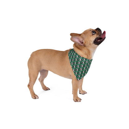 Pet Bandana – TL Logo Pattern for Dogs & Cats
