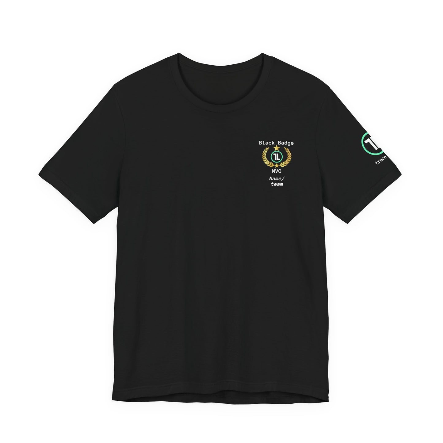 Black Badge/MVO T-Shirt Design 1 — Customizable Name