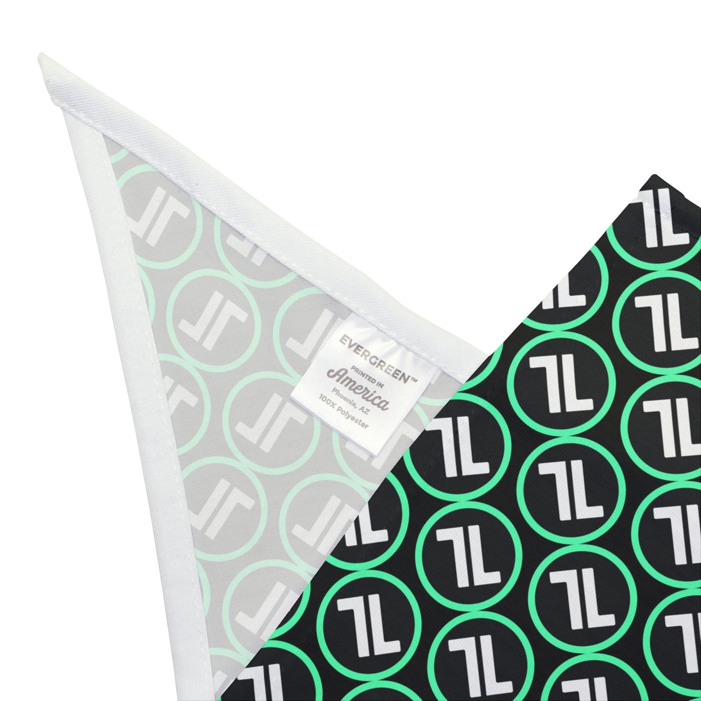Pet Bandana – TL Logo Pattern for Dogs & Cats