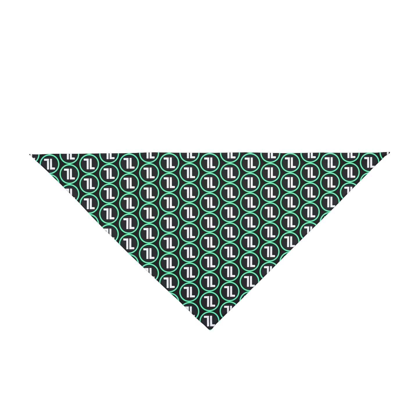 Pet Bandana – TL Logo Pattern for Dogs & Cats