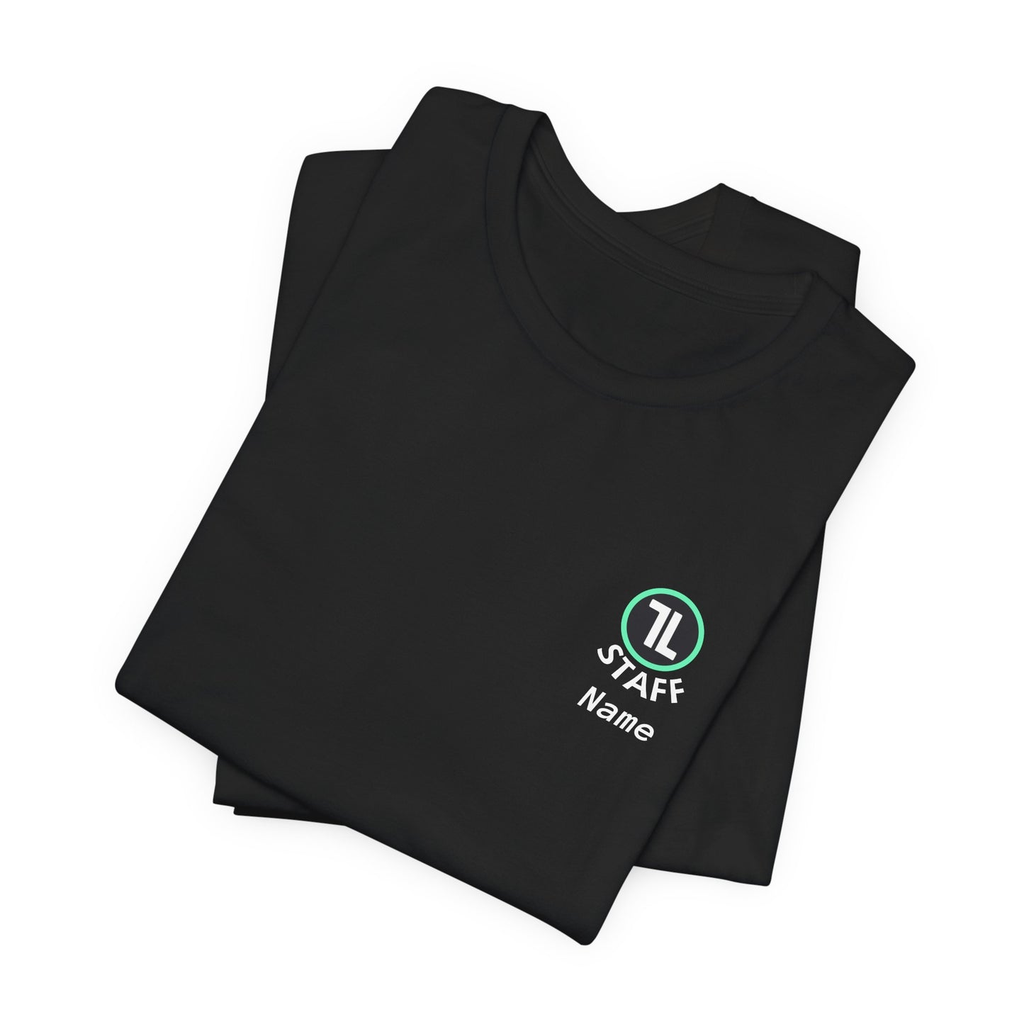 Staff T-Shirt — Customizable Name