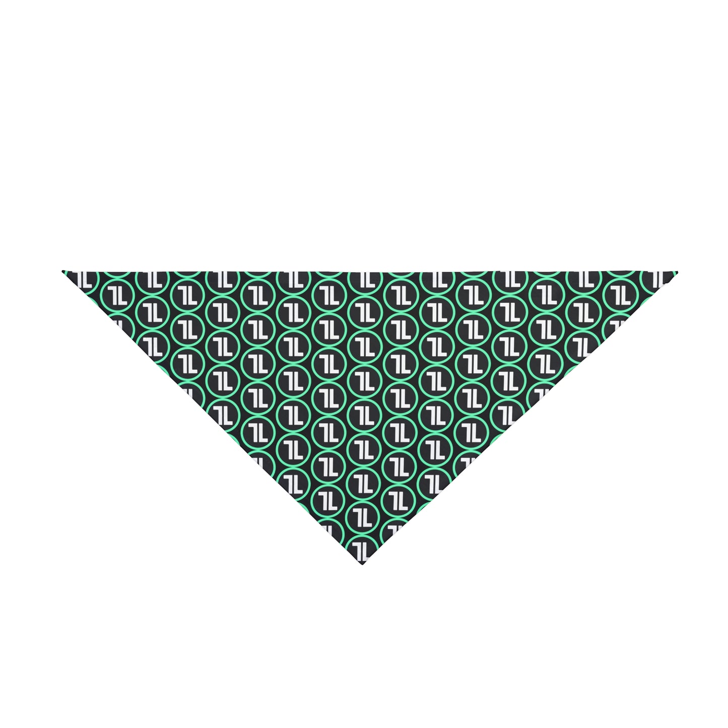 Pet Bandana – TL Logo Pattern for Dogs & Cats