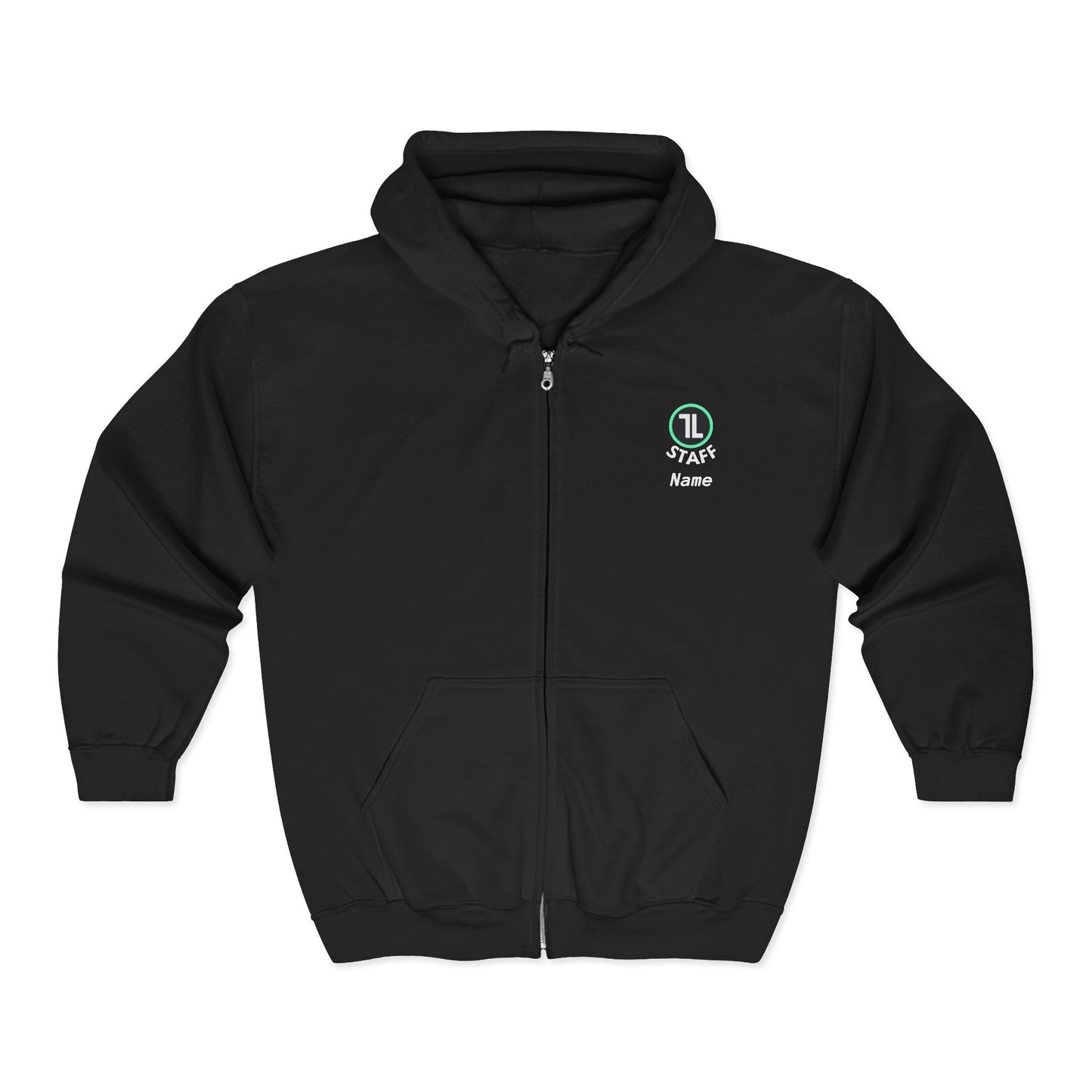 Staff Zip-Up Hoodie - Customizable